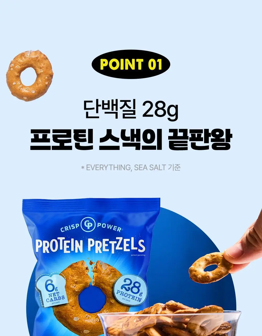 [미국품절대란] 크리스프파워 프로틴 프레첼 체다 50g 상세페이지 12